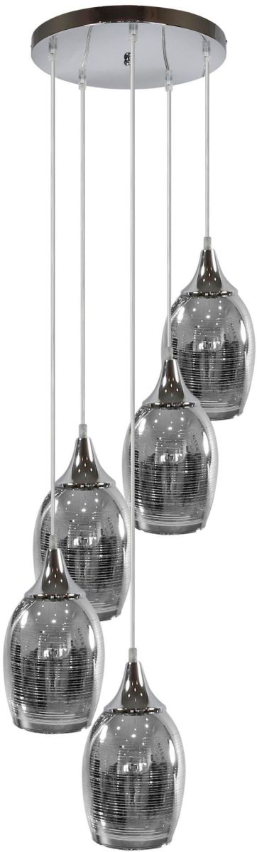 Candellux Marina lampada sospesa 5x60 W cromo 35-60198