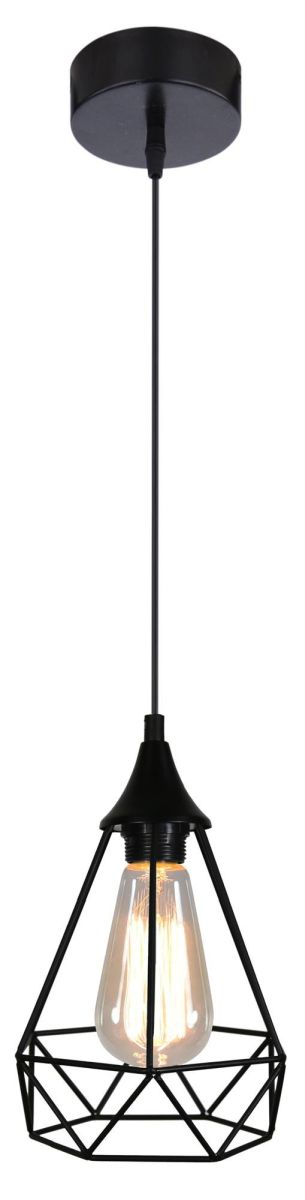 Candellux Graf lampada sospesa 1x60 W nero 31-62888