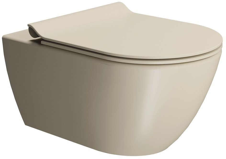 GSI Pura vaso wc sospeso senza brida opaco 881508