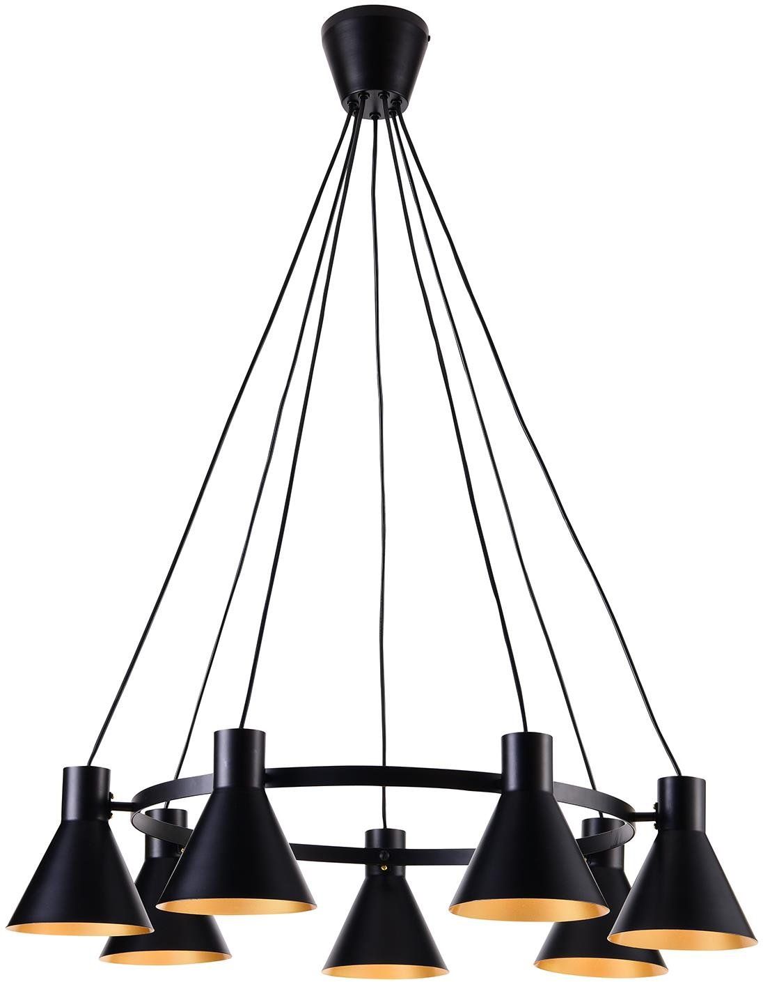 Candellux More lampada sospesa x40 W nero 37-71170