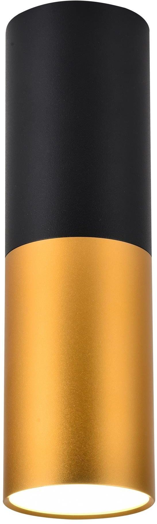 Candellux Tuba lampada da soffitto 1x15 W nero-oro 2282688