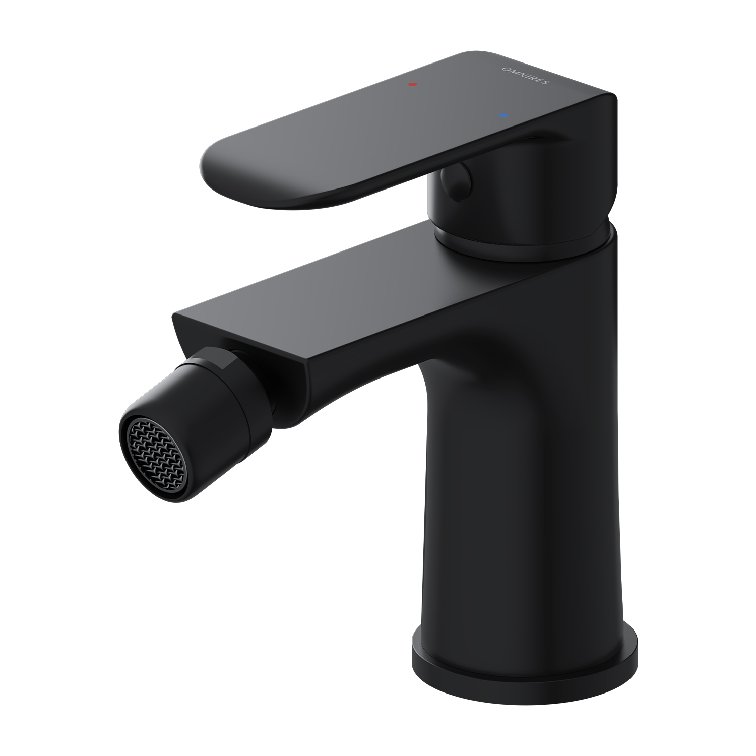 Omnires Sacramento rubinetto per bidet verticale nero SC2320BL