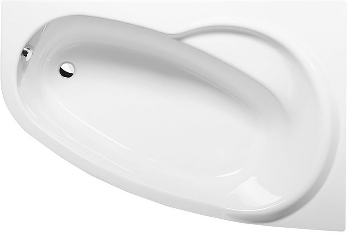 Polysan Naos vasca da bagno angolare 150x100 cm destra bianco 19111