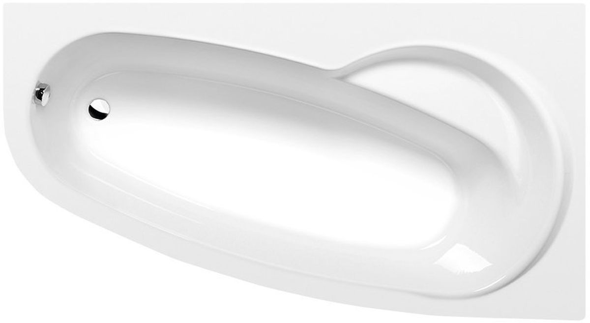 Polysan Nila vasca da bagno angolare 180x100 cm destra bianco 47111
