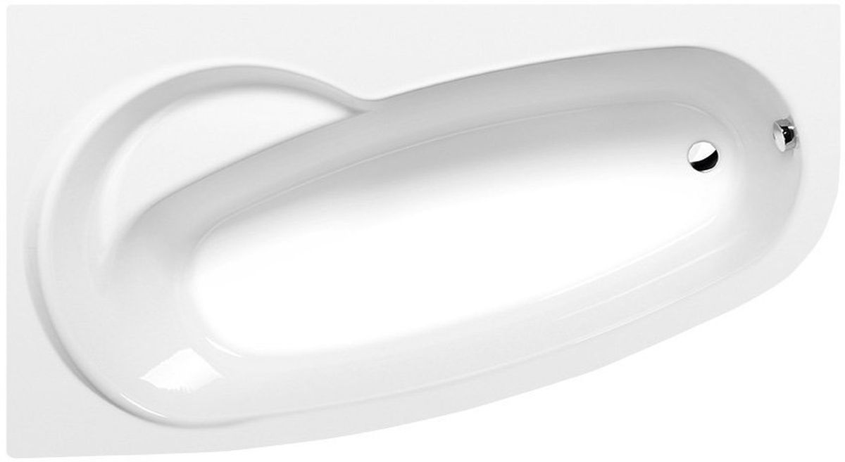 Polysan Naos vasca da bagno angolare 170x100 cm sinistra bianco 98111