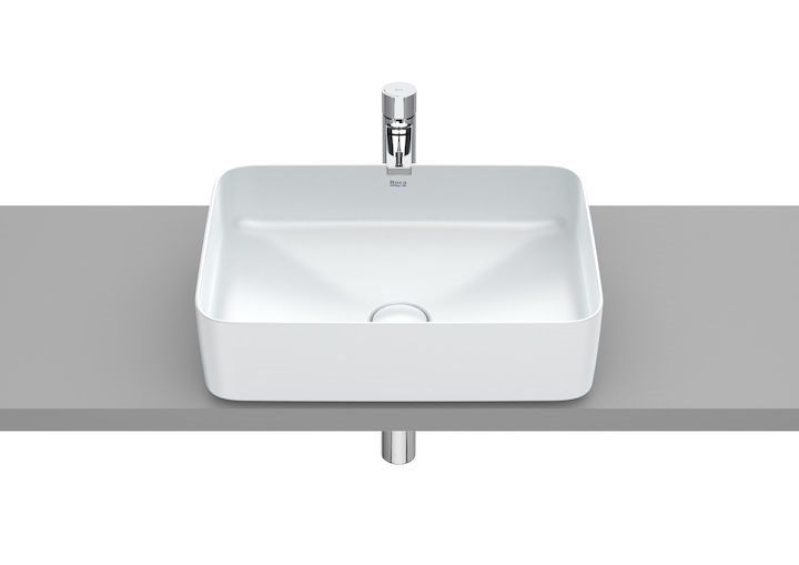 Roca Inspira lavabo 50x37 cm rettangolare da appoggio bianco A327530630