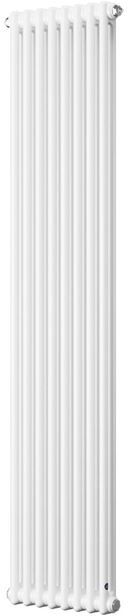 Instal Projekt Tubus 2 radiatore per ambienti 56.1x119 cm podłączenie inferiore bianco TUB2-050/26D50