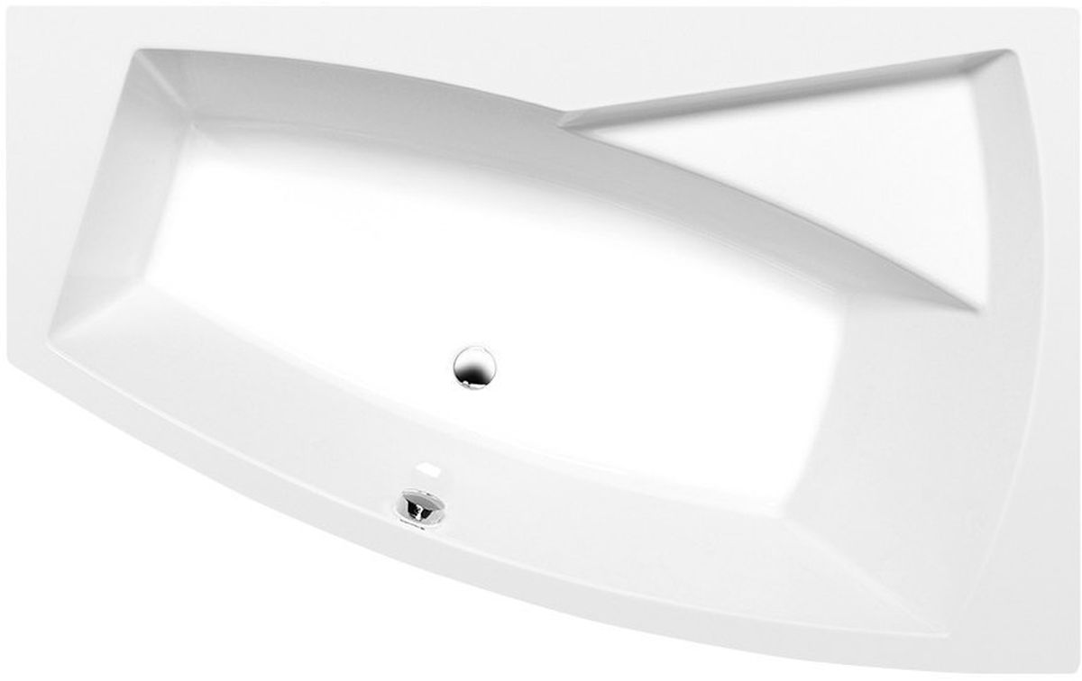 Polysan Evia vasca da bagno angolare 170x100 cm destra bianco 22611