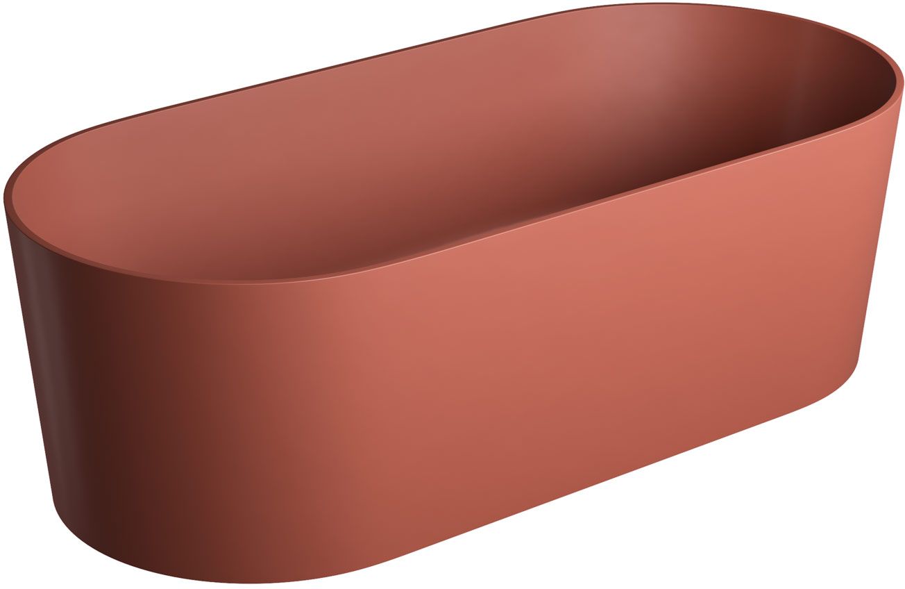 Omnires Ovo M+ vasca da bagno freestanding 160x75 cm ovale OVOWWTE