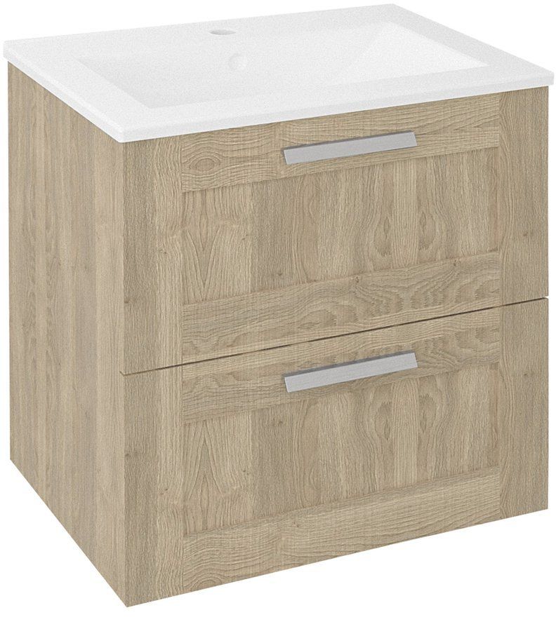 Sapho Amia armadietto 60x45x60 cm sottolavabo sospeso rovere AM060-2020