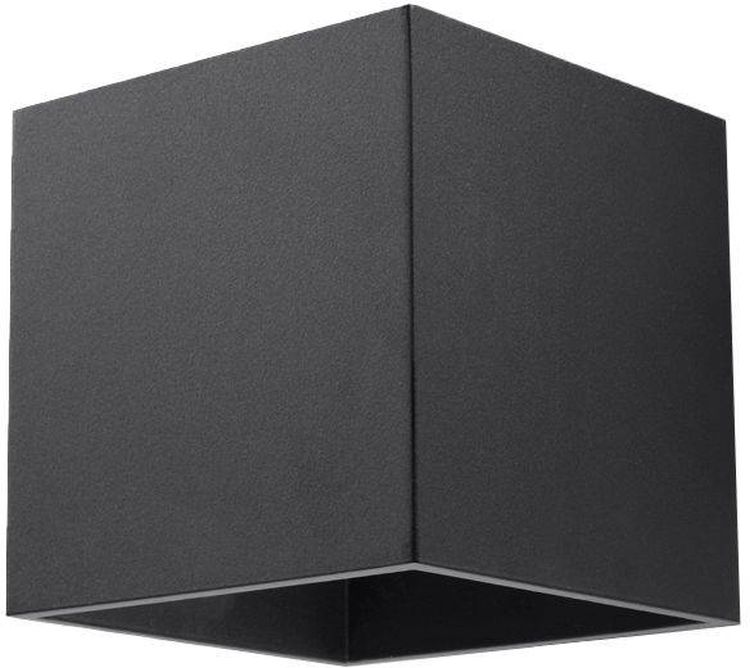Sollux Lighting Quad lampada da parete 1x40 W nero SL.0057