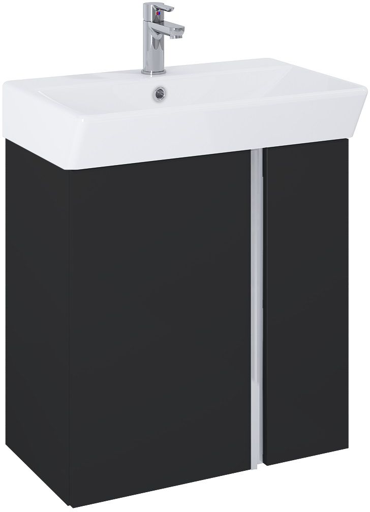 Elita Skye lavabo con armadietto 60.5 cm nero RE020600127160