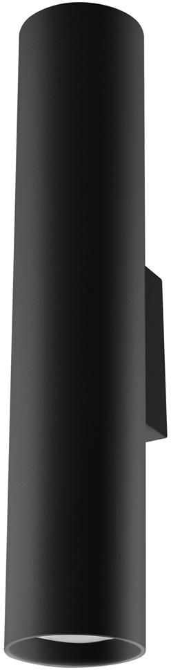 Sollux Lighting Lagos lampada da parete 2x40 W nero SL.0330