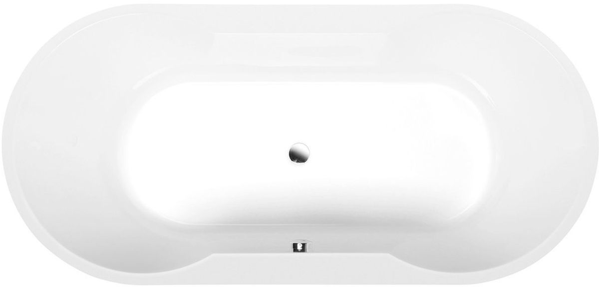 Polysan Io vasca da bagno ovale 180x85 cm ovale bianco 16611