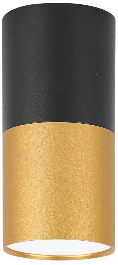 Candellux Tuba lampada da soffitto 1x15 W nero-oro 2281728