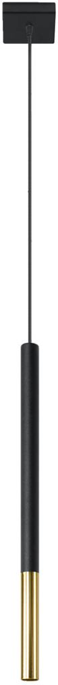 Sollux Lighting Mozaica lampada sospesa 1x40 W nero-oro SL.0891