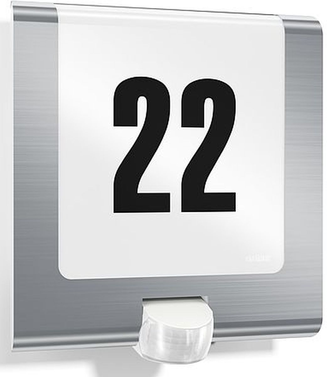 Steinel L 220 lampada da parete per esterni 1x7.5 W acciaio ST010454