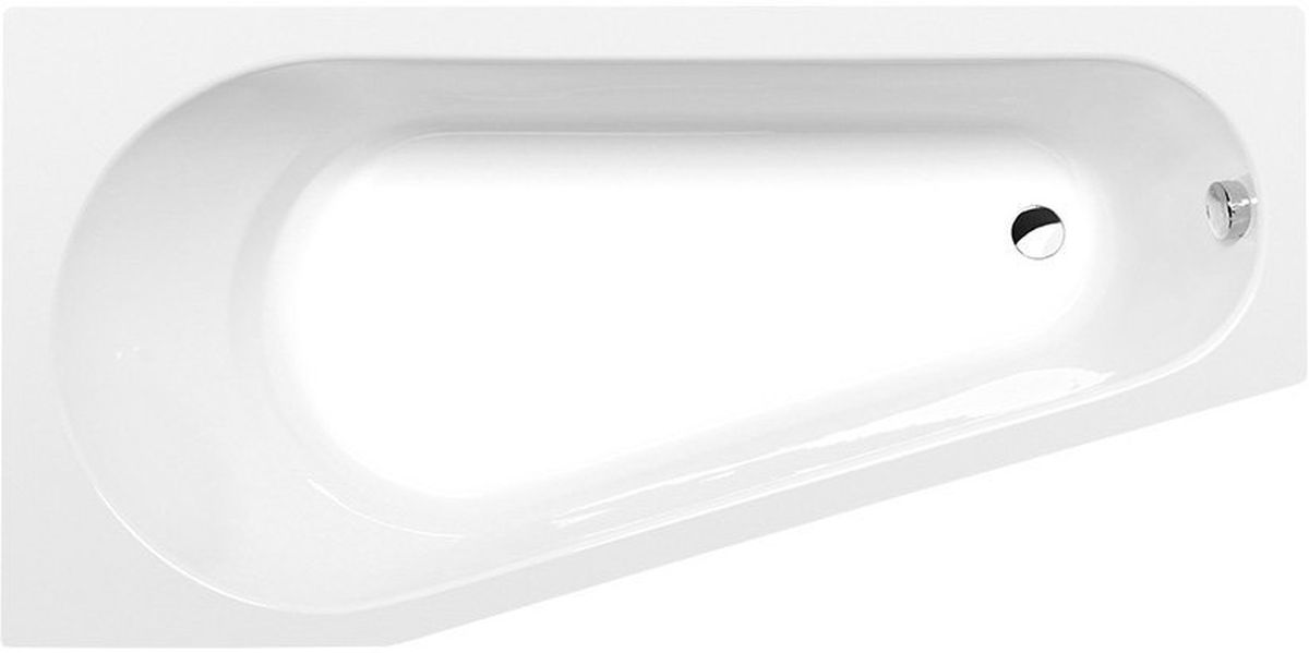 Polysan Projekta vasca da bagno angolare 160x80 cm sinistra bianco 20111