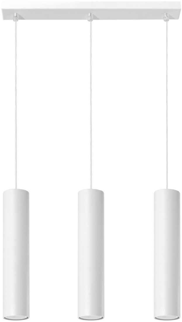 Sollux Lighting Lagos lampada sospesa 3x40 W bianco SL.0325