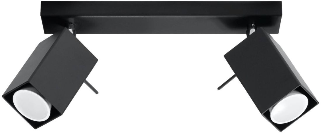 Sollux Lighting Merida lampada da soffitto 2x40 W nero SL.0100