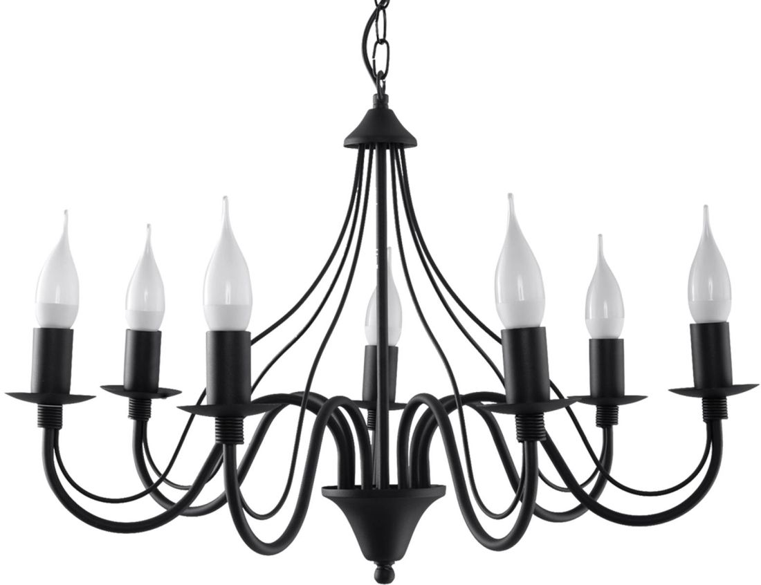 Sollux Lighting Minerwa lampada sospesa x40 W nero SL.0219