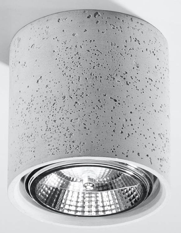 Sollux Lighting Cullo lampada da soffitto 1x40 W grigio SL.0645