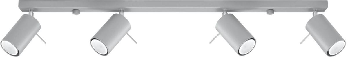 Sollux Lighting Ring lampada da soffitto 4x40 W grigio SL.0453