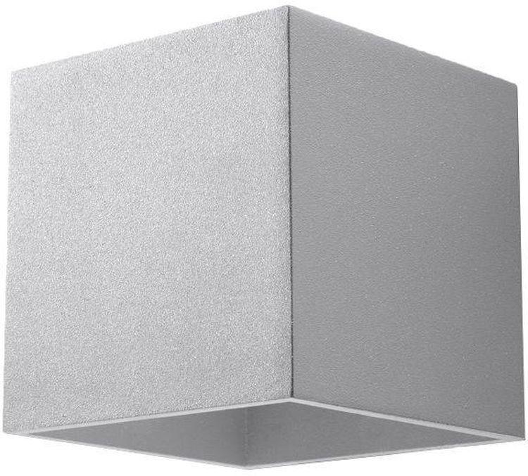 Sollux Lighting Quad lampada da parete 1x40 W grigio SL.0058