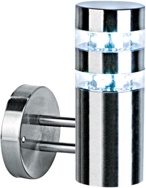 Kaja Lima lampada da parete per esterni x0.12 W cromo K-LP401A