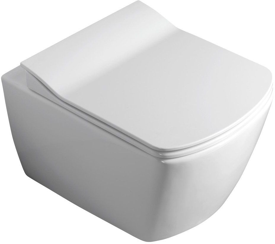 Creavit Glanc vaso wc sospeso senza brida bianco GC321