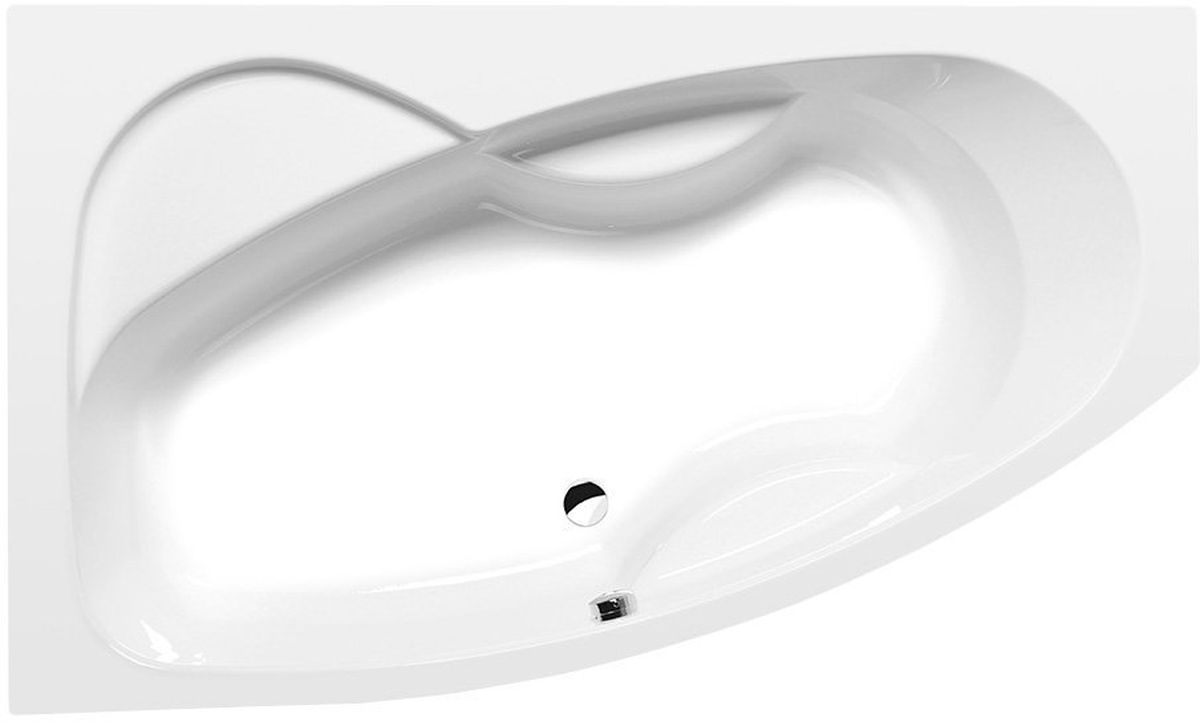 Polysan Mamba vasca da bagno angolare 160x95 cm sinistra bianco 27111