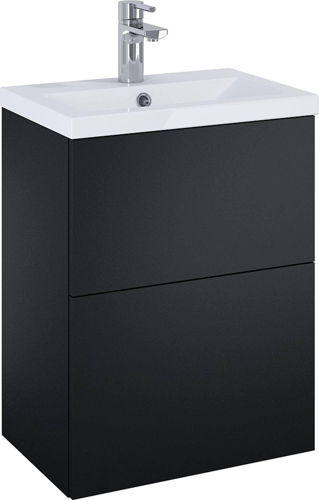 Elita Kido lavabo con armadietto 50 cm nero RE020501117160