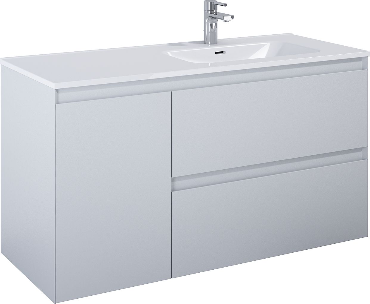 Elita Split armadietto 120x45.8x63.5 cm sottolavabo sospeso grigio RE011205257040