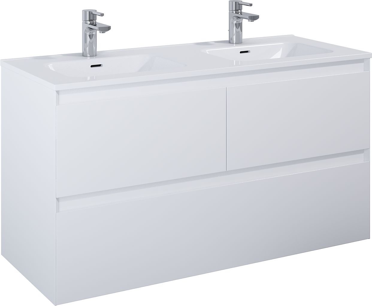 Elita Split armadietto 120x45.8x63.5 cm sottolavabo sospeso bianco 168180