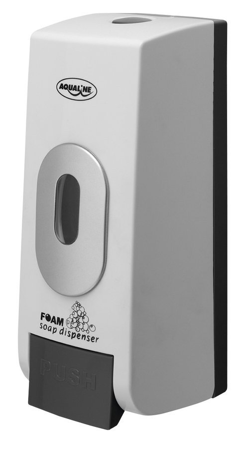Aqualine dispenser di sapone liquido 550 ml bianco 1319-72