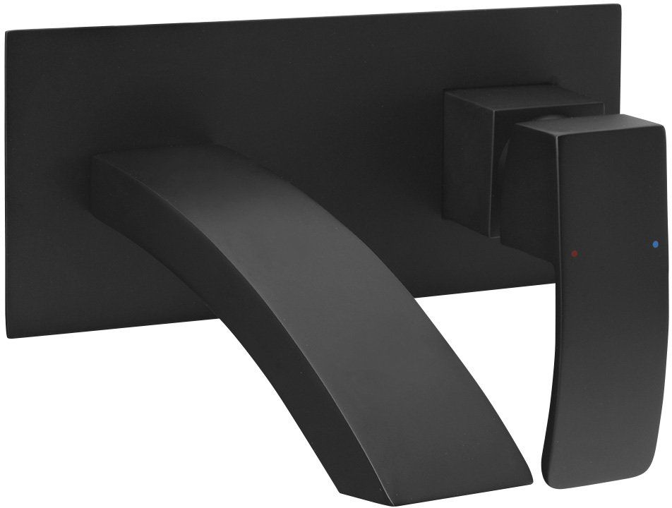 Sapho Ginko rubinetto per lavabo da incasso nero 1101-07B