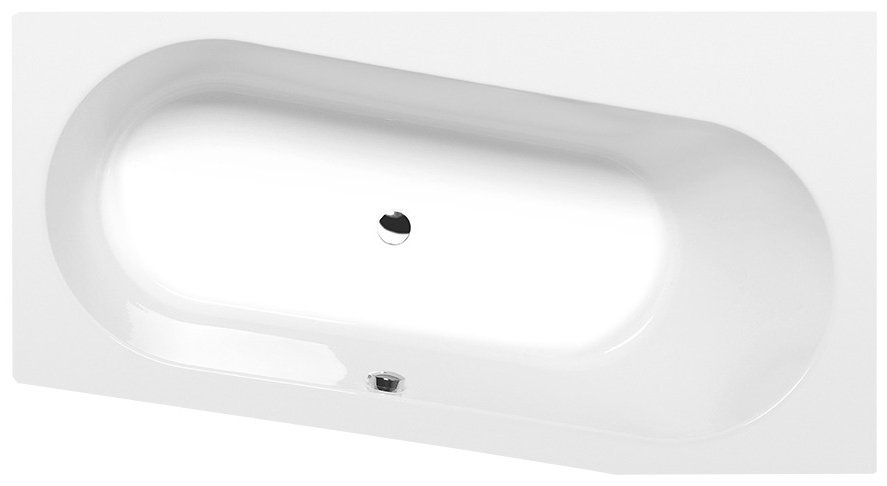 Polysan Astra vasca da bagno angolare slim 165x90 cm destra bianco 31611S