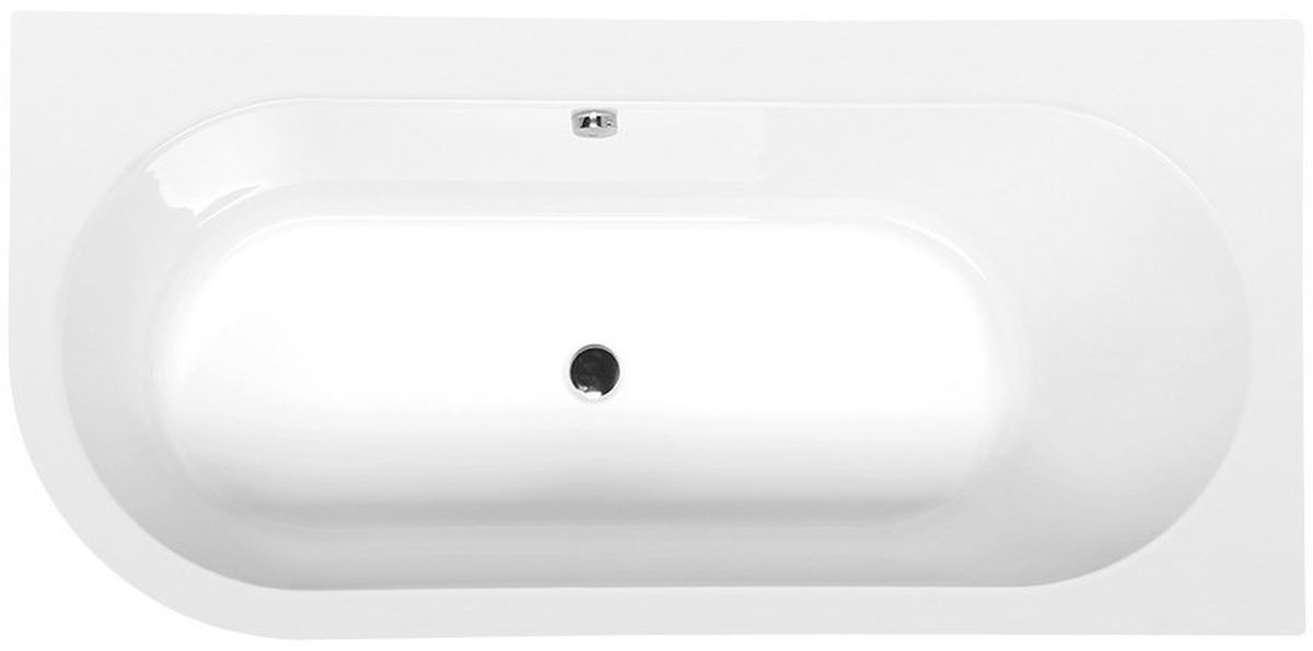 Polysan Astra vasca da bagno angolare 160x75 cm destra bianco 34611M