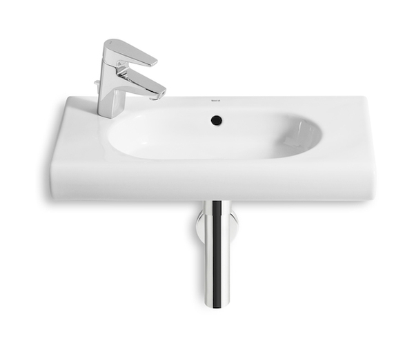 Roca Meridian-N Compacto lavabo 60x32 cm rettangolare a parete bianco A32724XS00