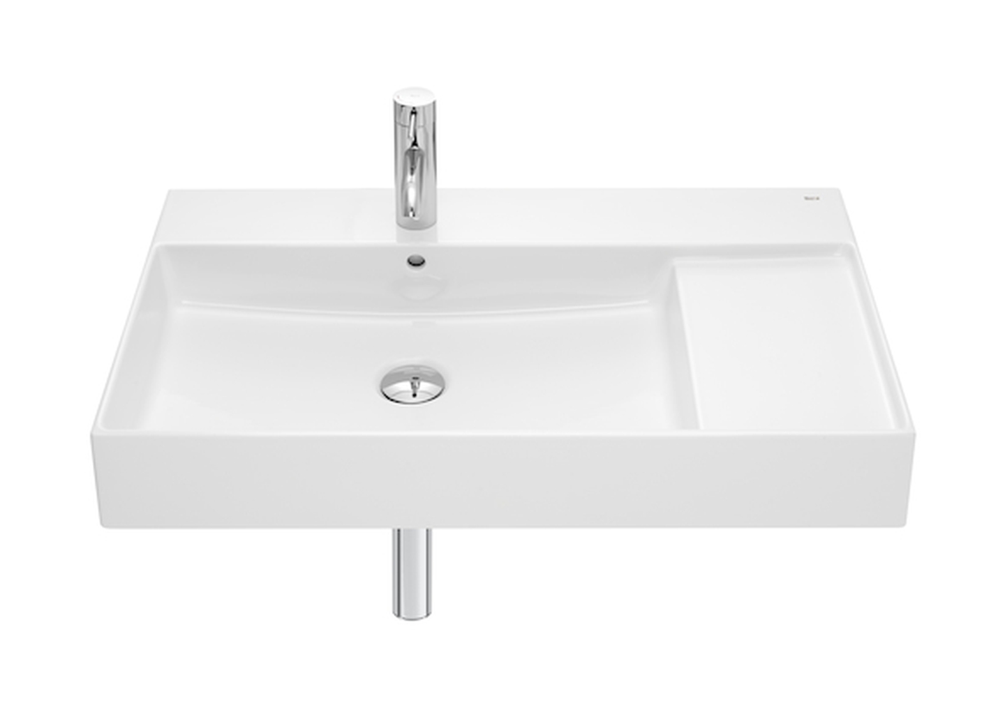 Roca Inspira lavabo 80x49 cm rettangolare a parete bianco A32752BS00