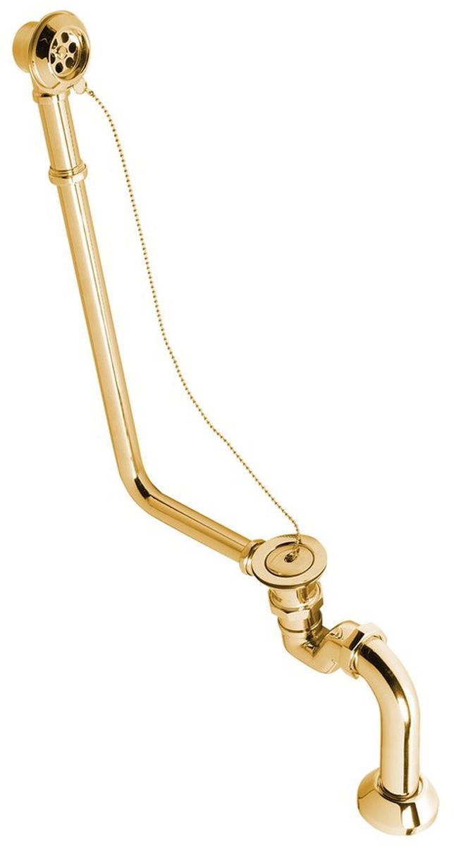 Polysan Charleston sifone per vasca da bagno oro 71799