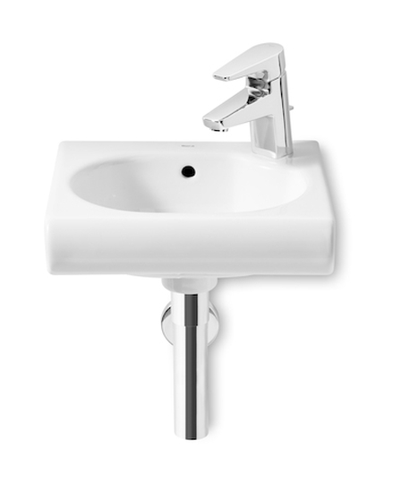Roca Meridian-N Compacto lavabo 35x32 cm rettangolare a parete bianco A327249S00
