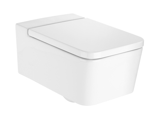Roca Inspira vaso wc sospeso senza brida bianco A346537S00