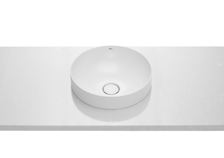 Roca Inspira lavabo 37x37 cm rotonda da incasso bianco lucida A32752RS00