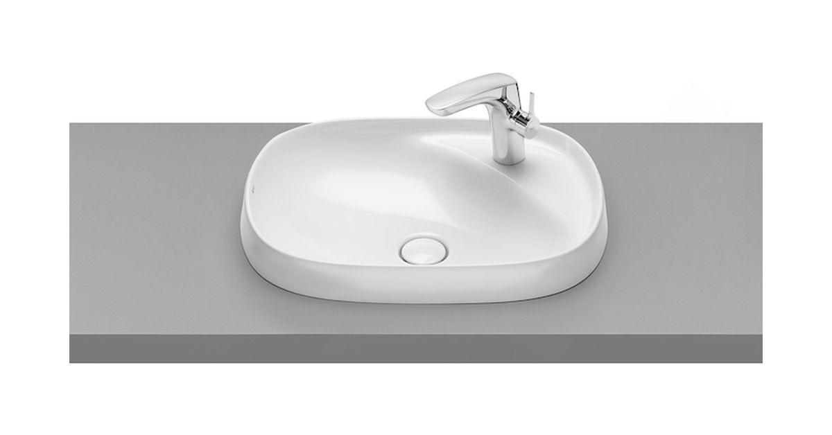 Roca Beyond lavabo 58.5x45 cm ovale da incasso bianco A3270B6S00