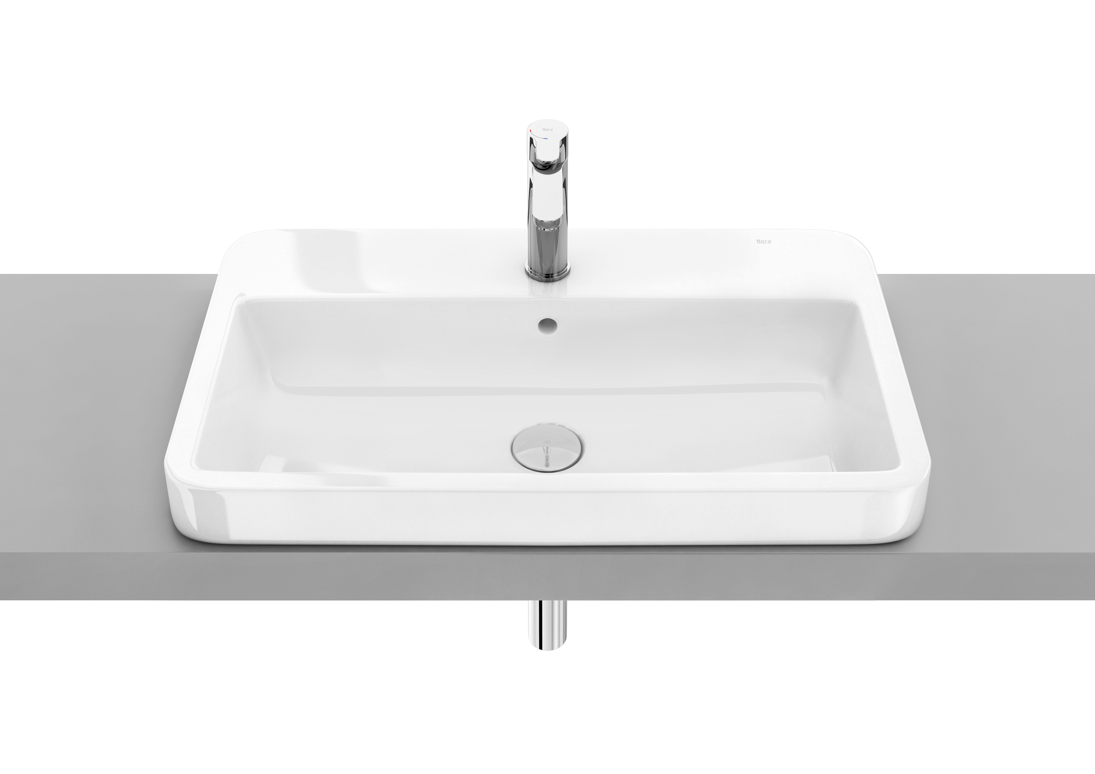 Roca Gap lavabo 70x41 cm rettangolare da incasso bianco A32747WS00