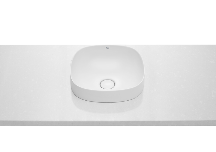 Roca Inspira lavabo 37x37 cm quadrata da incasso bianco A32750RS00