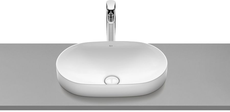 Roca Inspira lavabo 55x37 cm ovale da incasso bianco lucida A327527S00