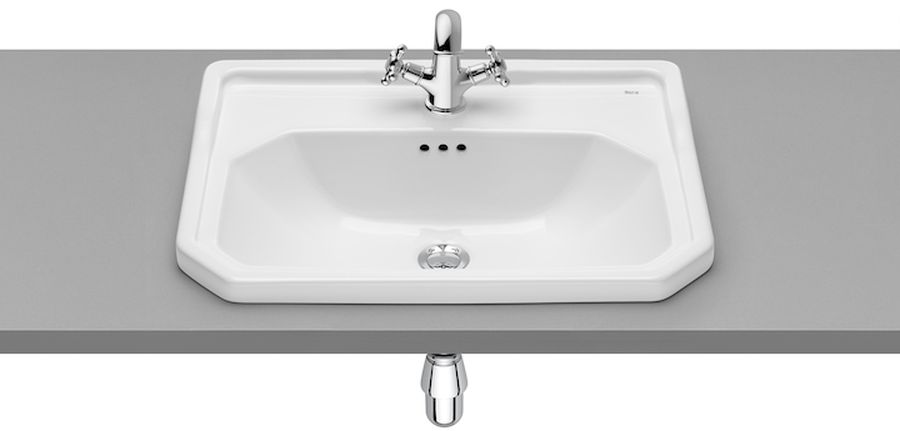 Roca Carmen lavabo 60x45 cm rettangolare da incasso bianco A3270A5S00