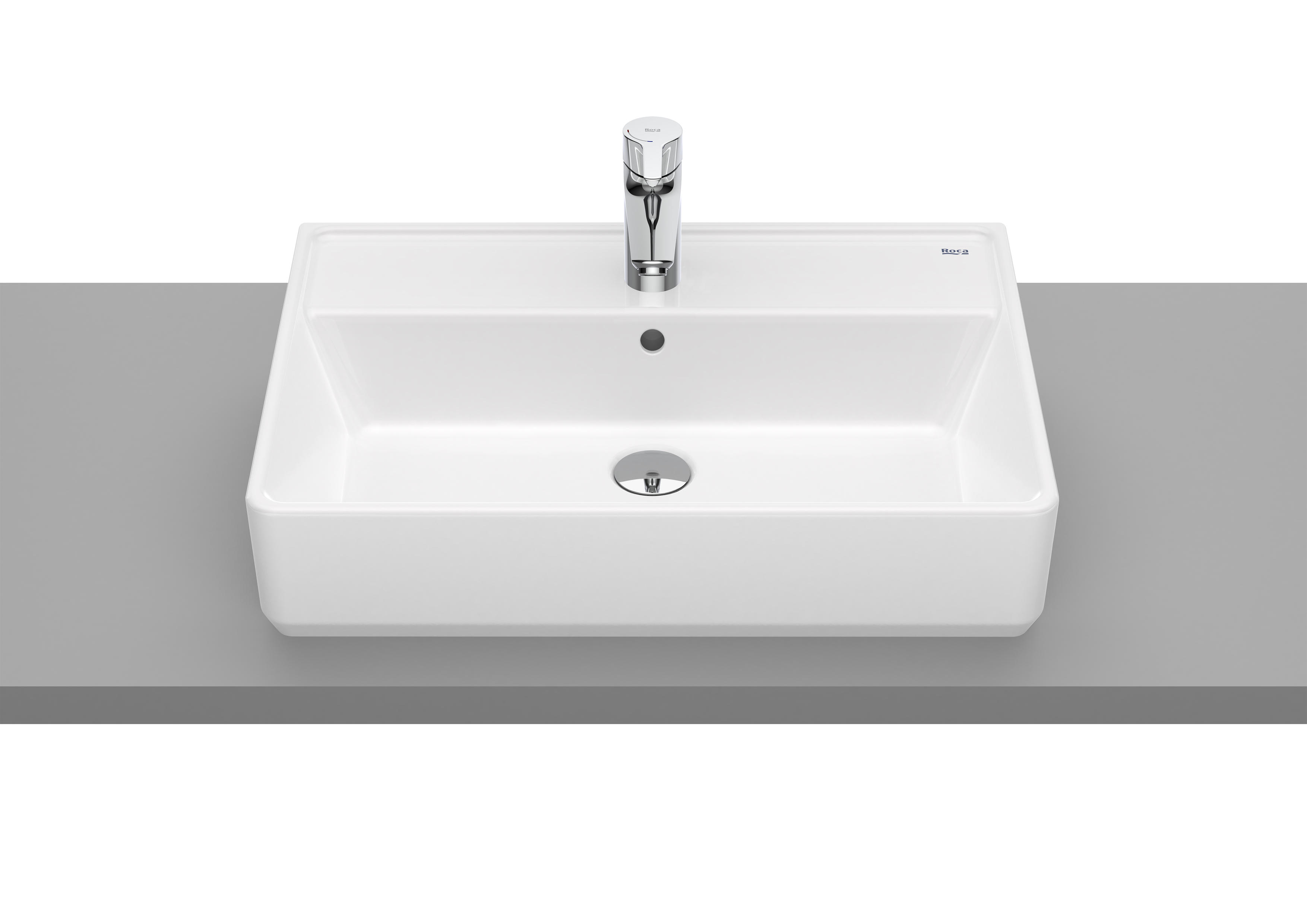 Roca Gap lavabo 60x42 cm rettangolare da appoggio bianco A3270MNS00